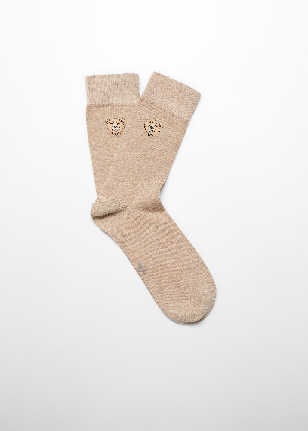 Bear-design cotton socks - Article without model