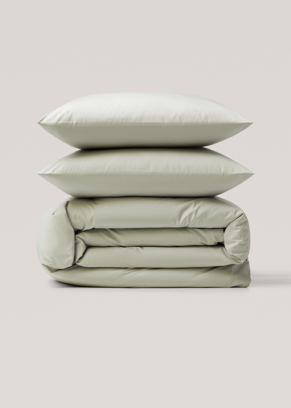 Percale cotton duvet cover (300 threads) superking bed - Article without model