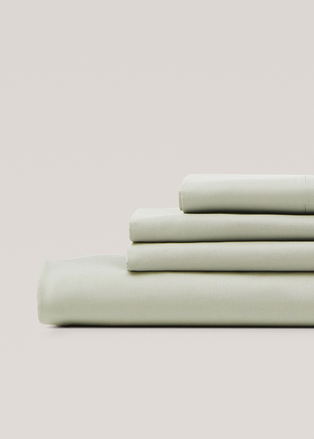 Cotton percale fitted sheet (300 threads) Queen bed - Details of the article 3