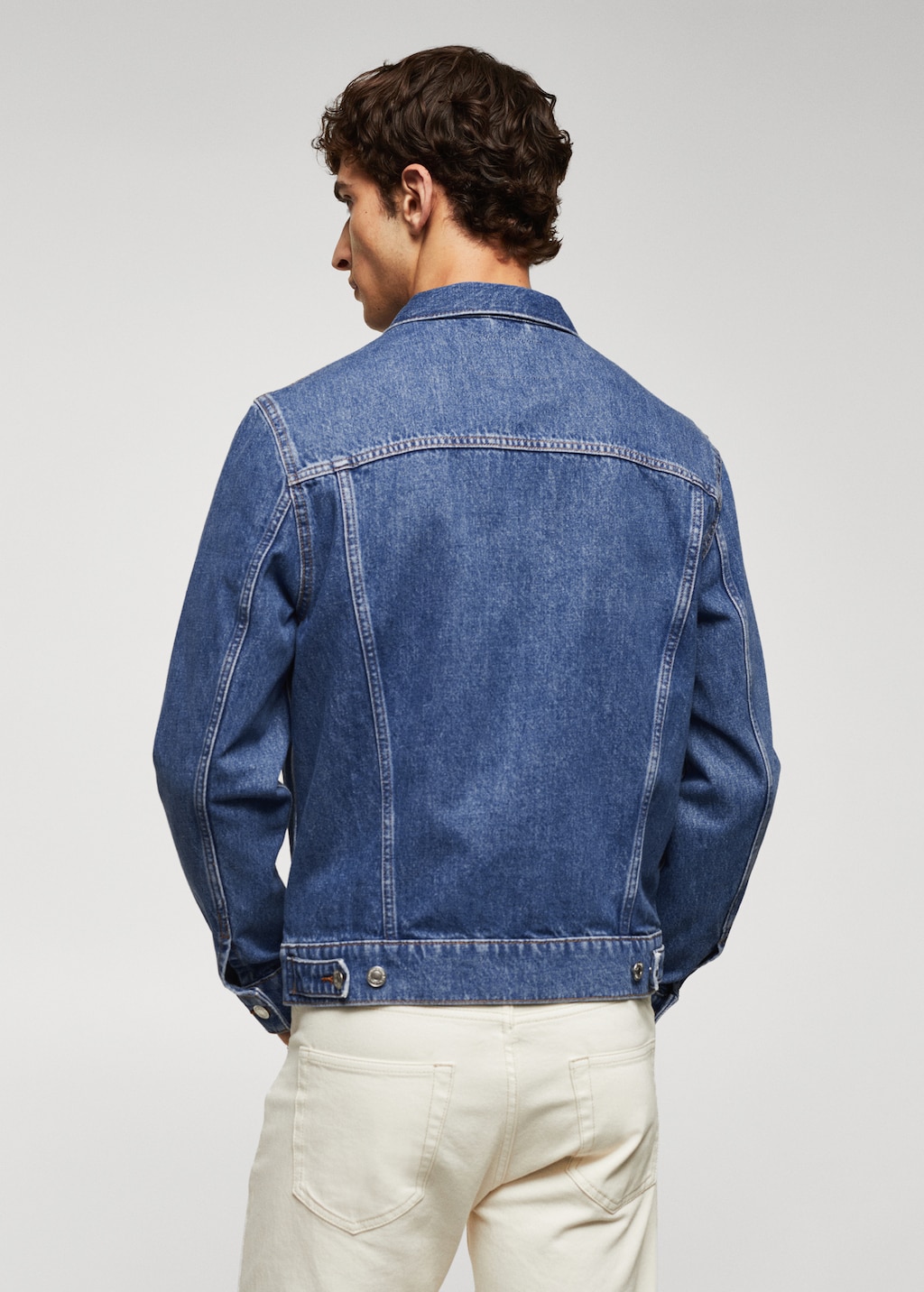 Basic denim jacket - Reverse of the article