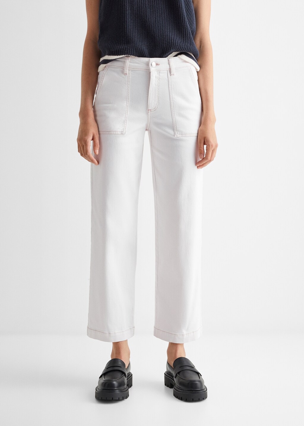 Culotte jeans with pockets - Details of the article 6