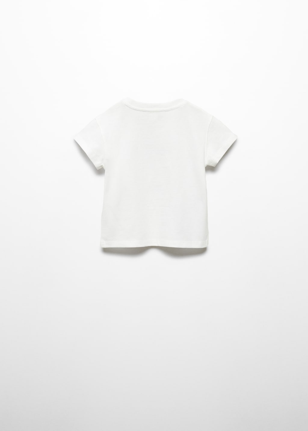 Printed cotton-blend T-shirt - Reverse of the article