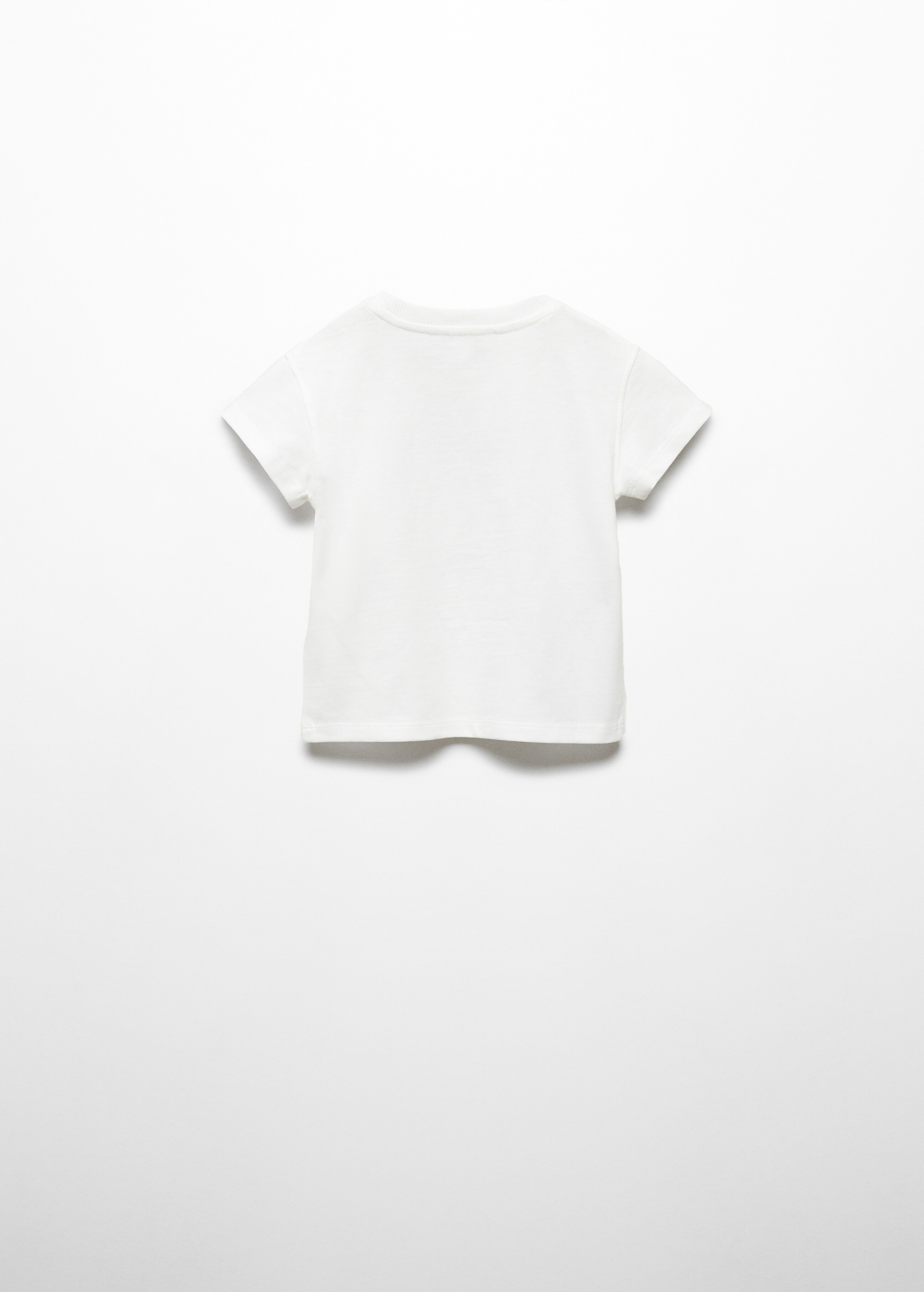 Printed cotton-blend T-shirt - Reverse of the article