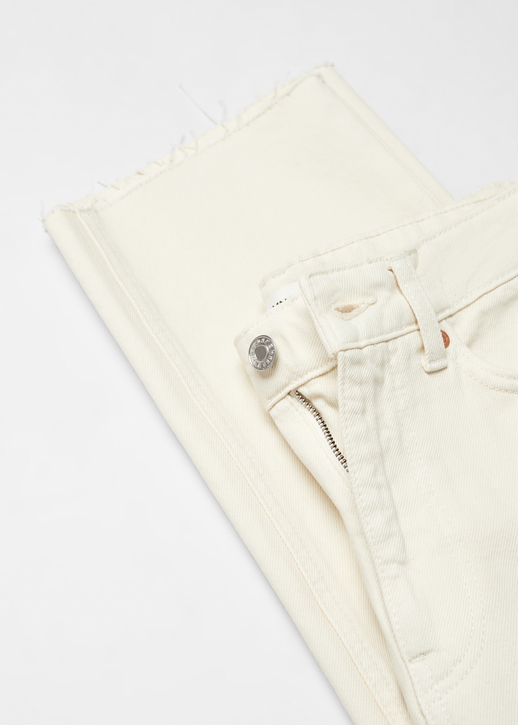 Straight-fit cropped jeans - Details of the article 8