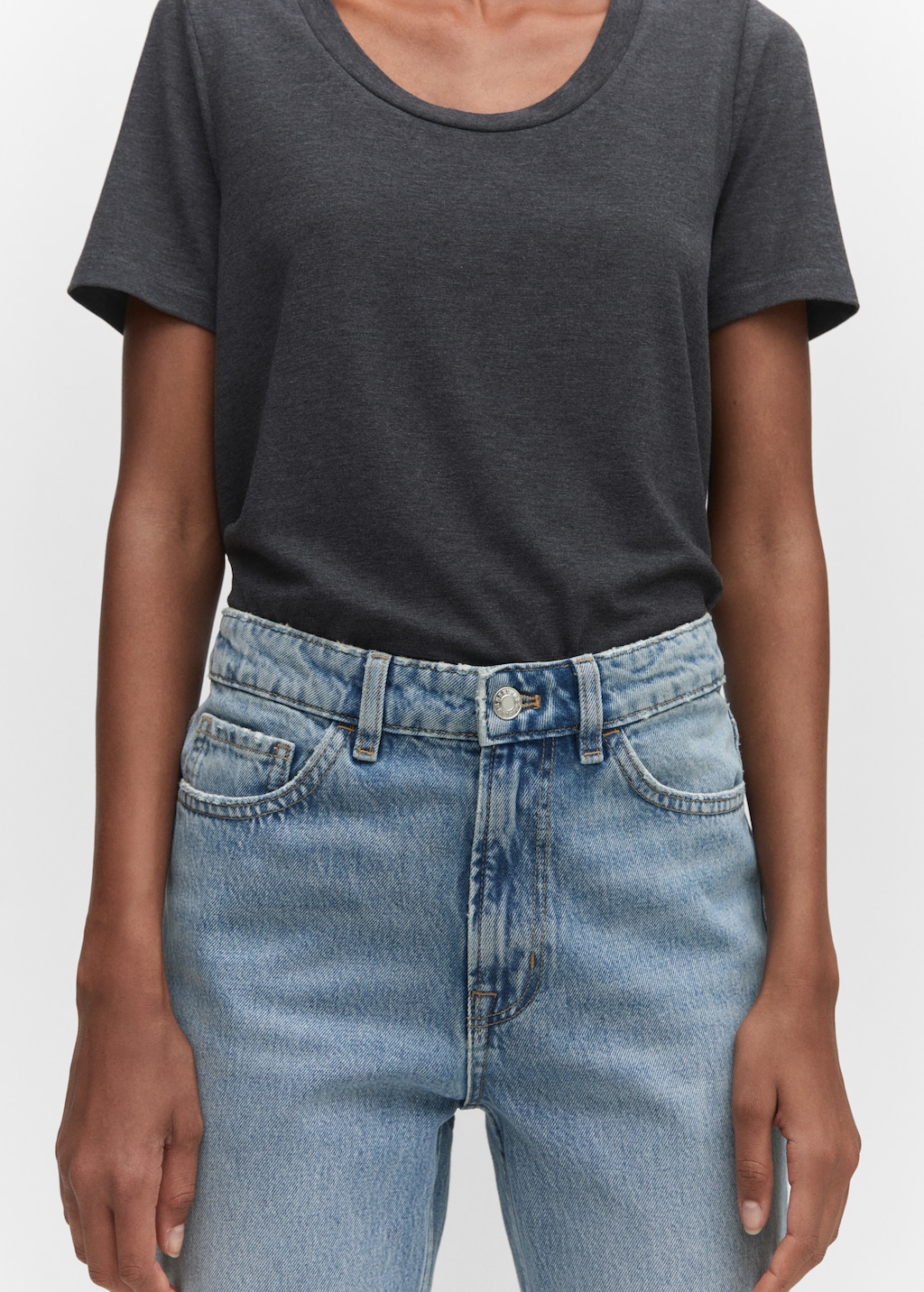 Raka jeans crop - Detaljer om artikeln 2