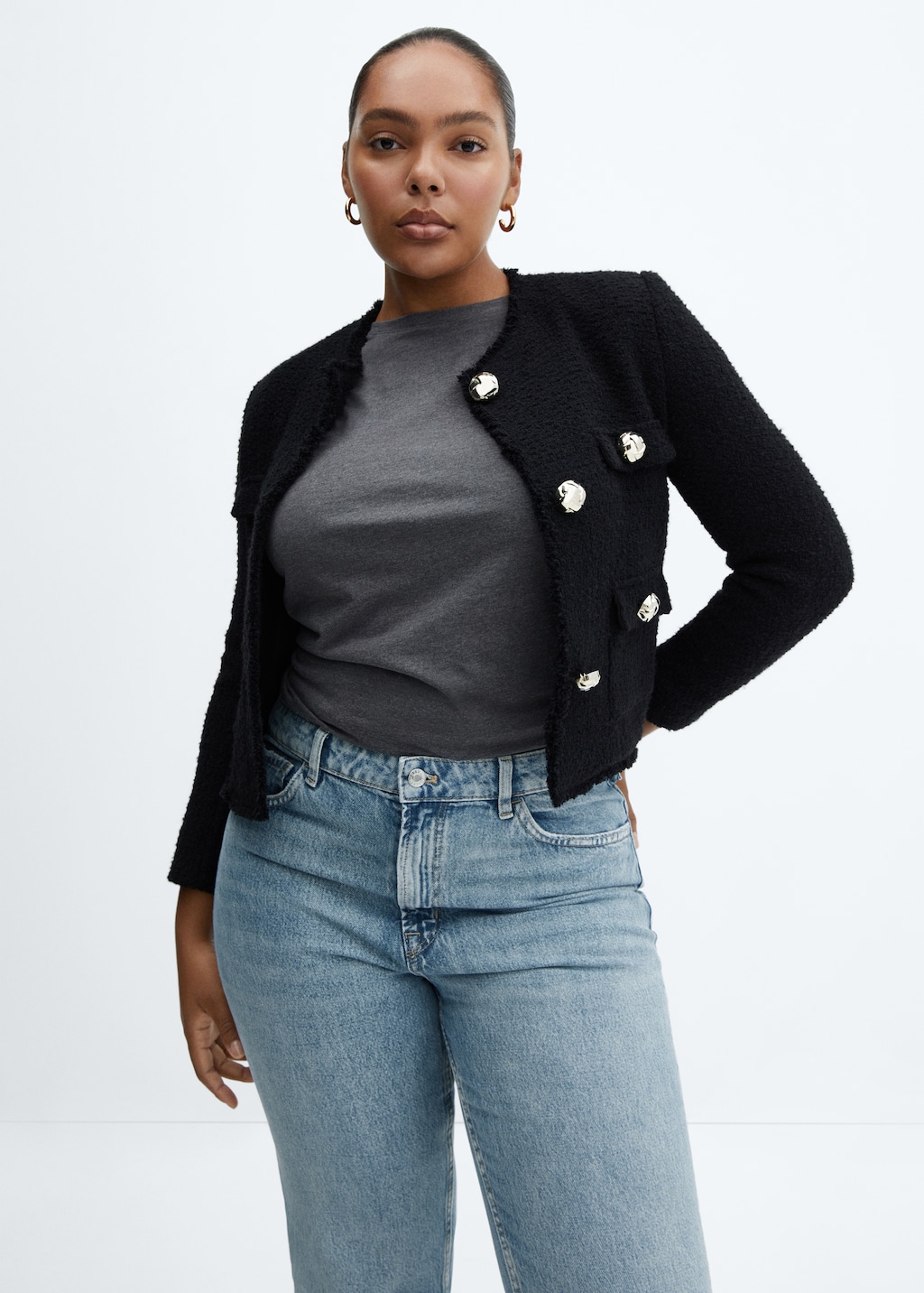 Raka jeans crop - Detaljer om artikeln 5