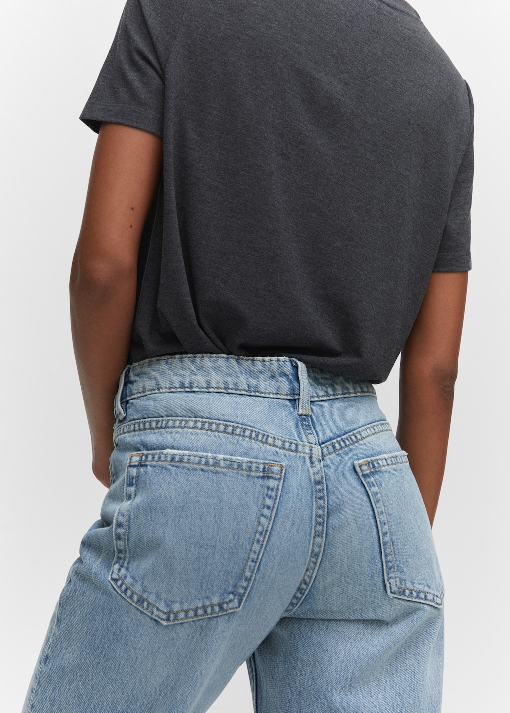 Raka jeans crop - Detaljer om artikeln 6