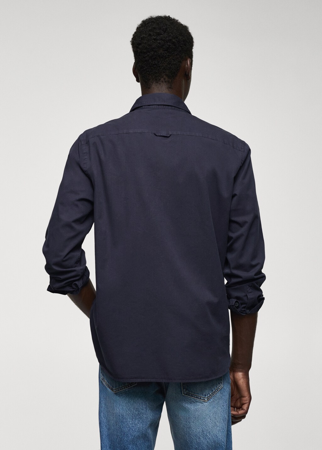 100% cotton slim fit shirt - Reverse of the article