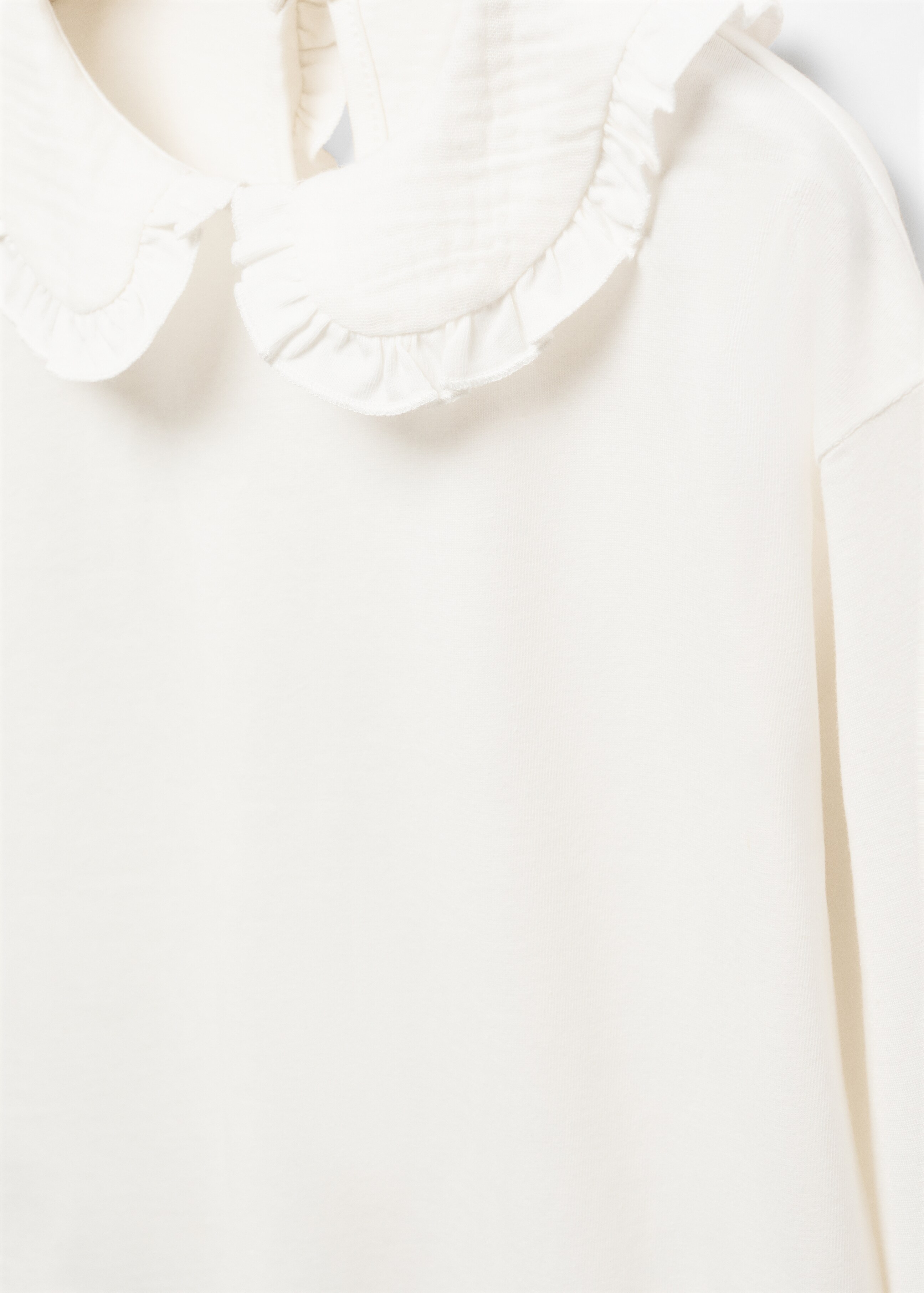 Babydoll collar cotton T-shirt - Details of the article 8