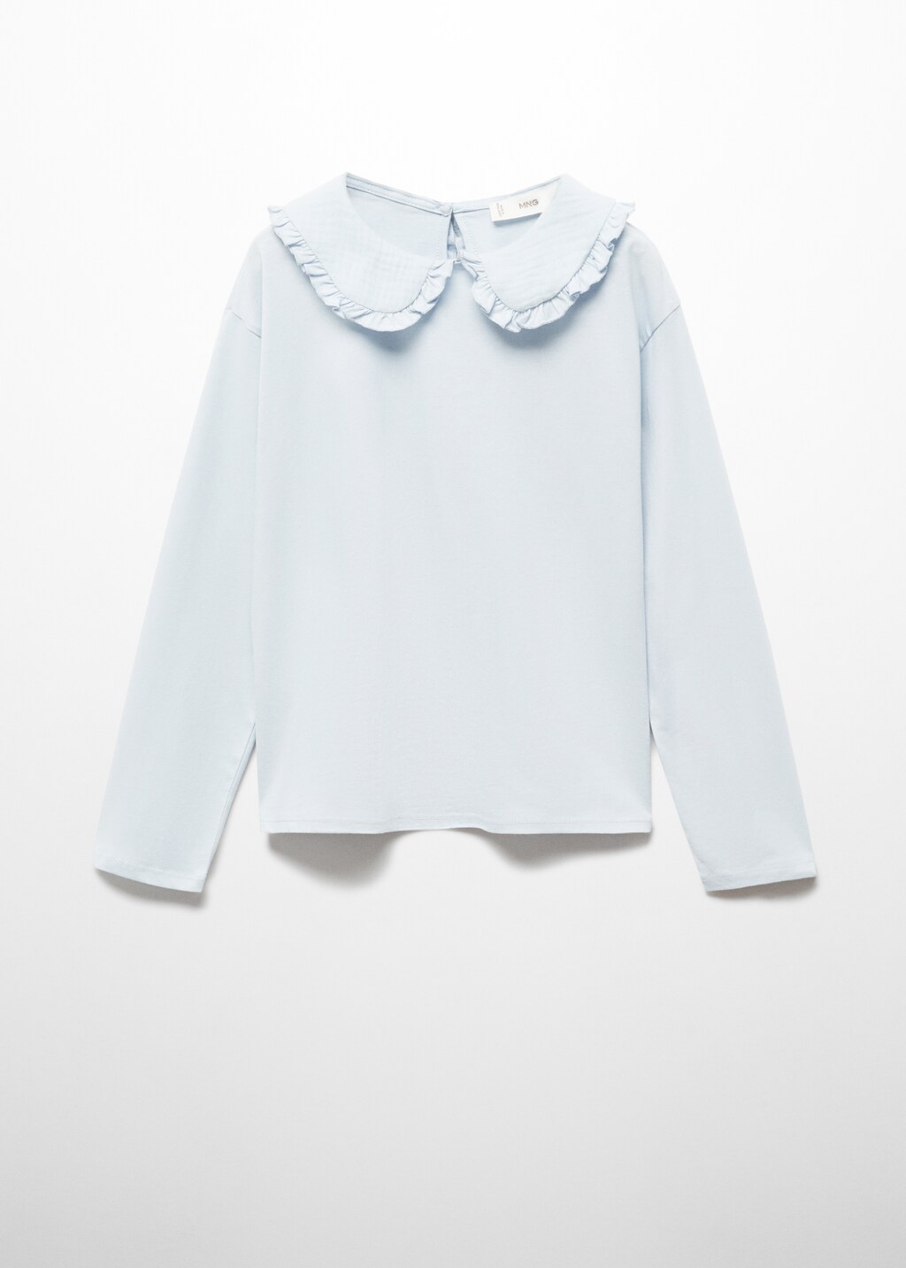 Babydoll collar cotton T-shirt - Article without model