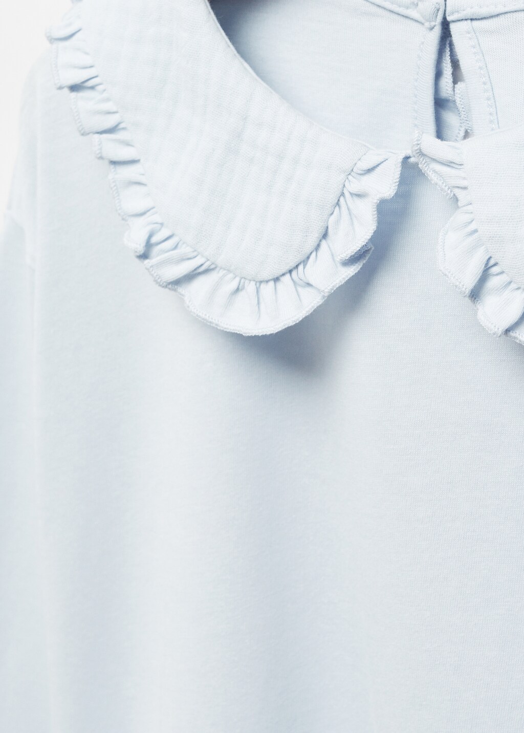 Babydoll collar cotton T-shirt - Details of the article 8