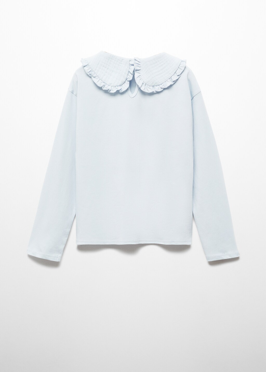 Babydoll collar cotton T-shirt - Reverse of the article