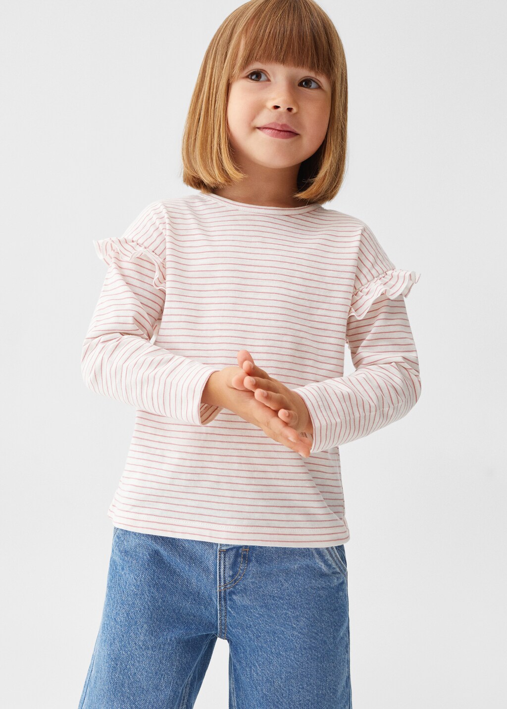 Striped long sleeves t-shirt - Medium plane