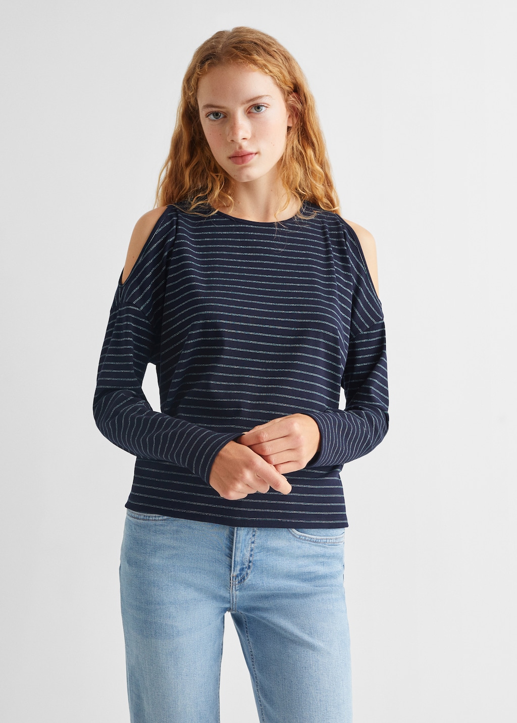 Striped long sleeves t-shirt - Medium plane