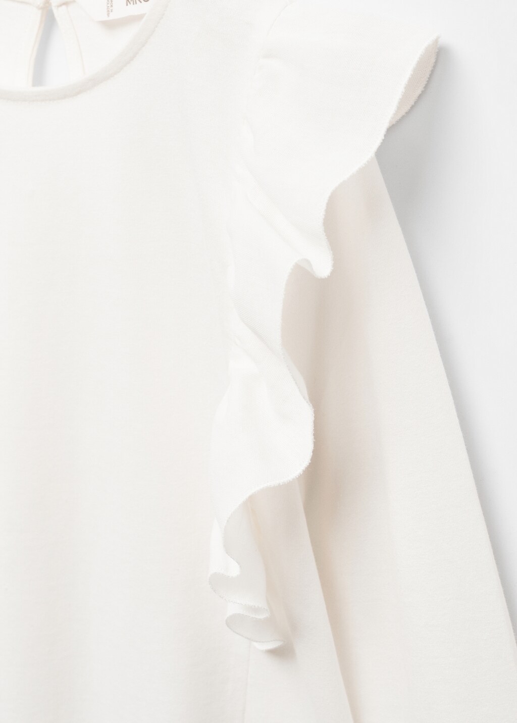 Long -sleeved t-shirt with ruffles - Details of the article 8