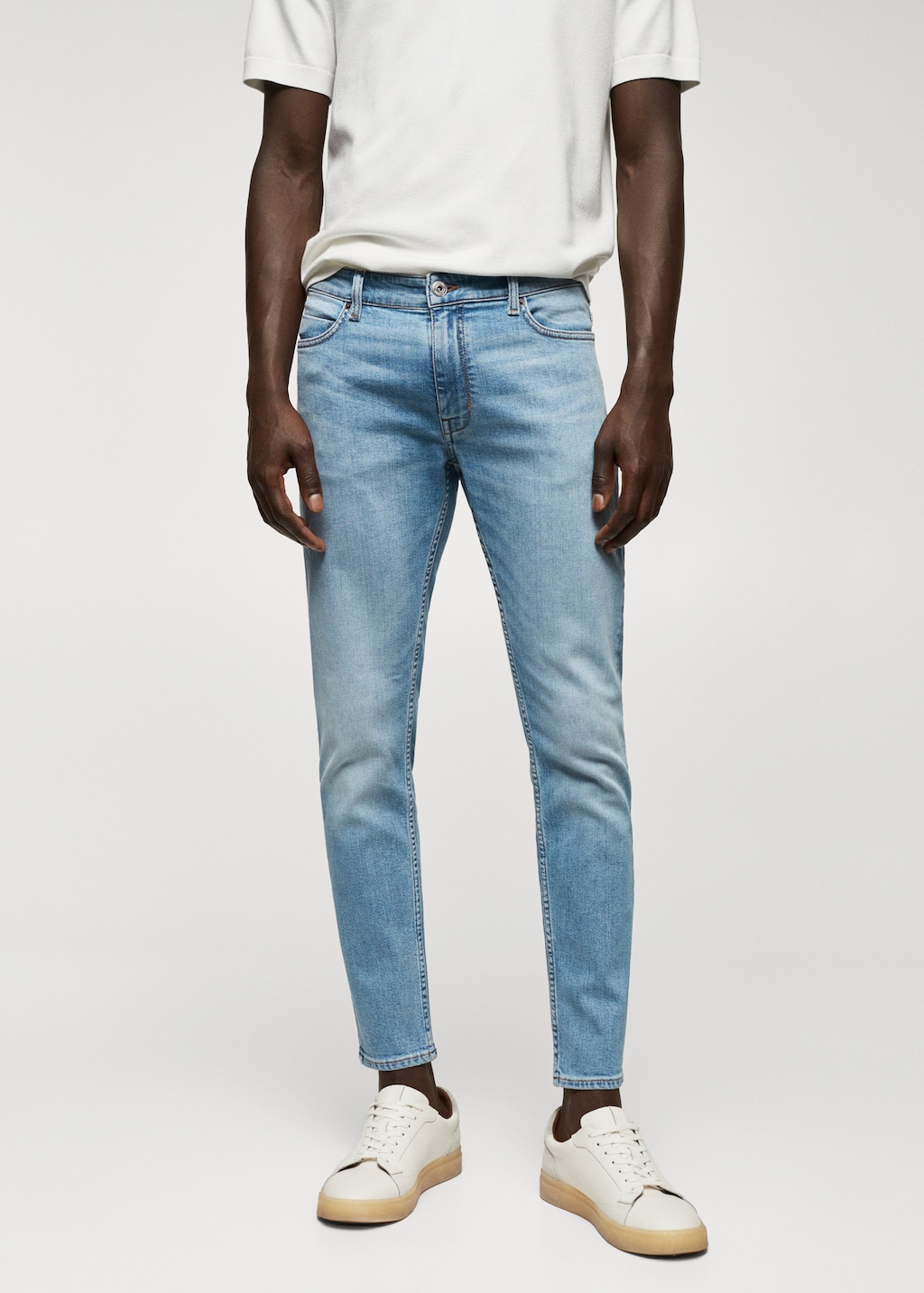 Tom tapered cropped jeans - Medium plane