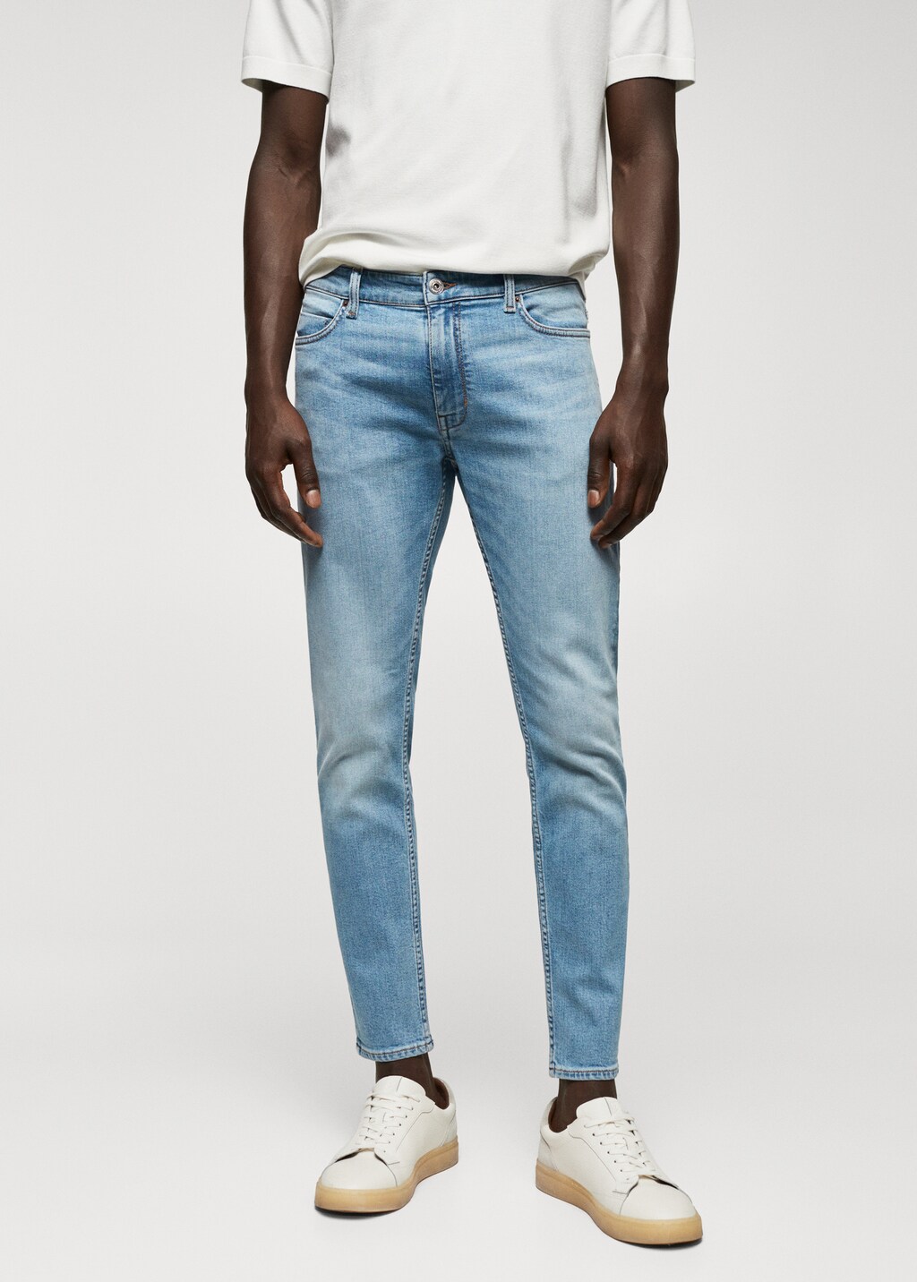 Tapered-Jeans Tom in Cropped-Länge - Mittlere Ansicht