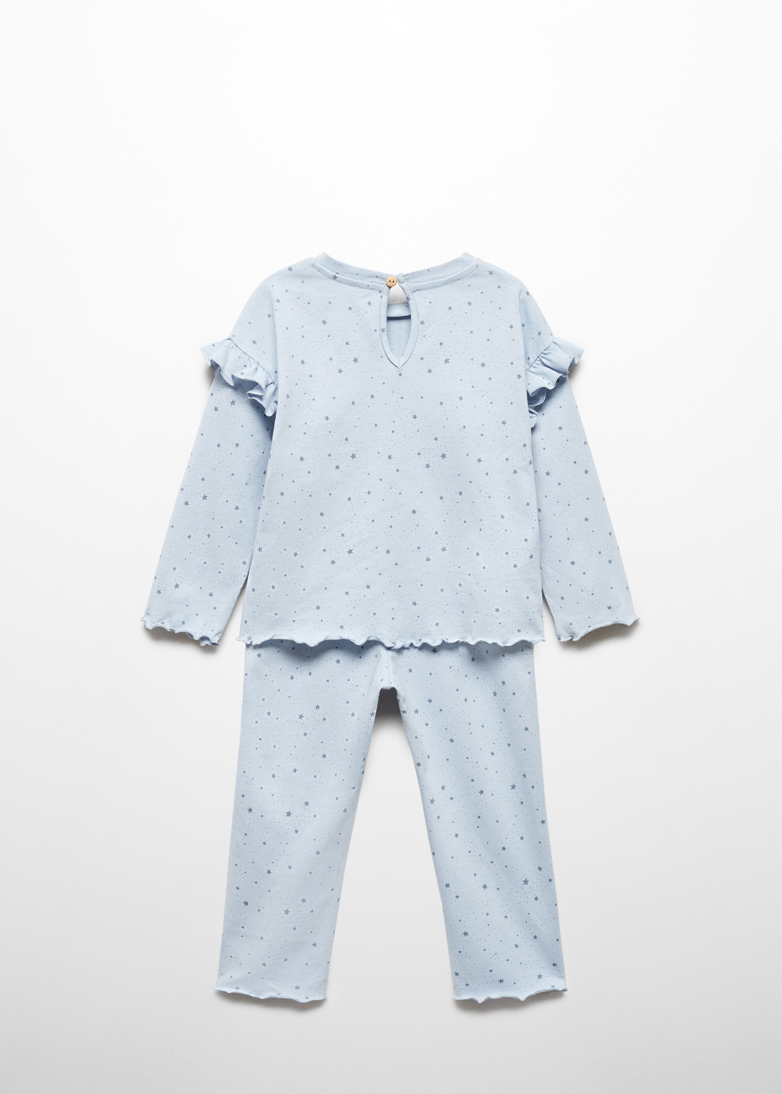 Star print pyjamas - Reverse of the article