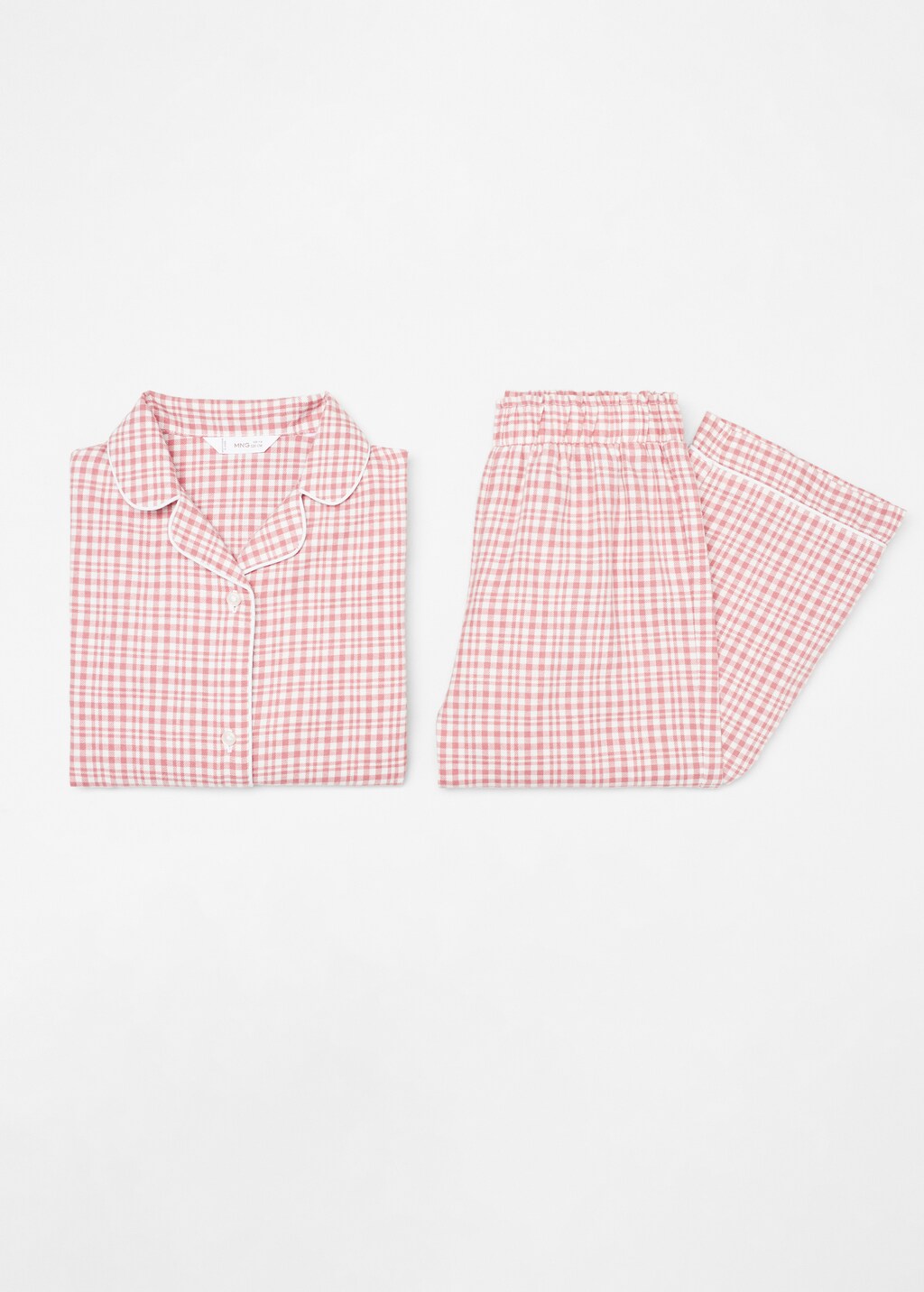 Two-pieces check long pyjamas - Details of the article 8