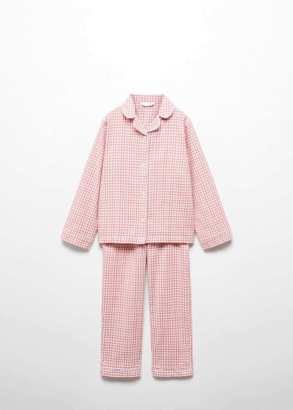 Checked cotton pyjamas - Article without model