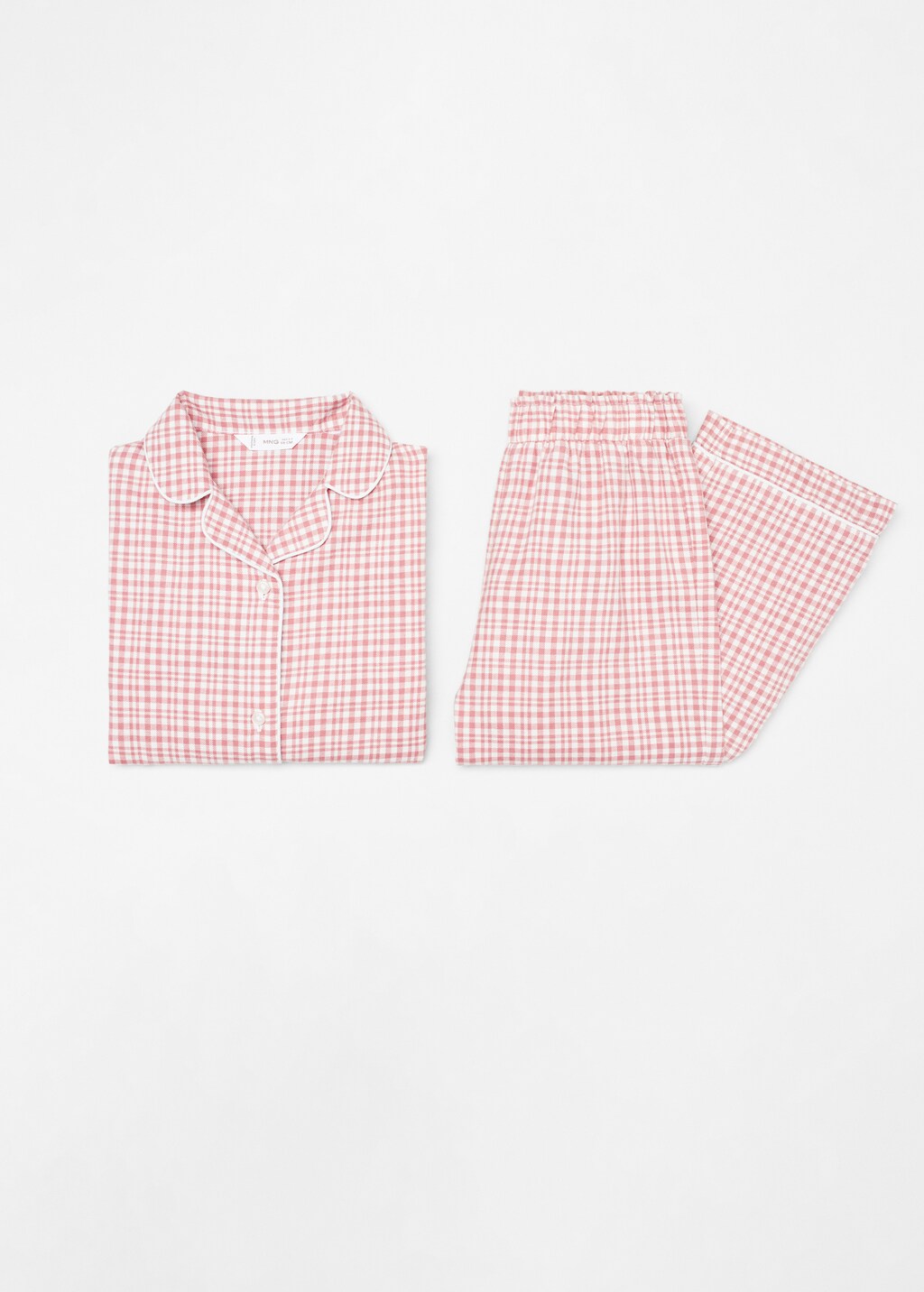 Checked cotton pyjamas - Details of the article 0