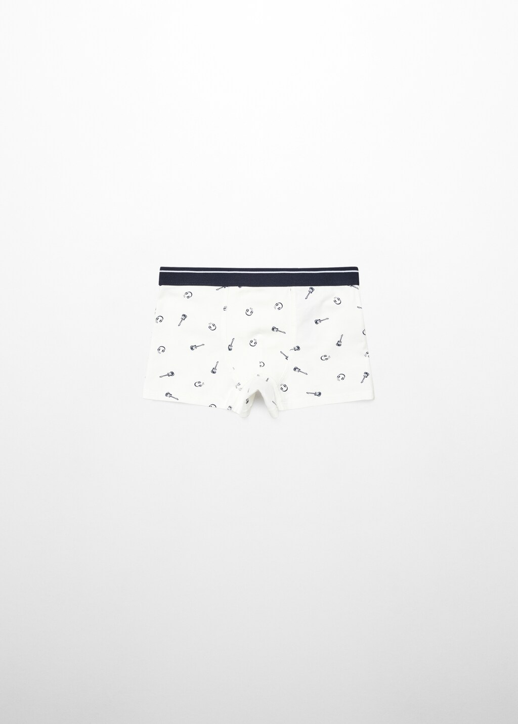 3er-Pack gemusterte Boxershorts - Rückseite des Artikels