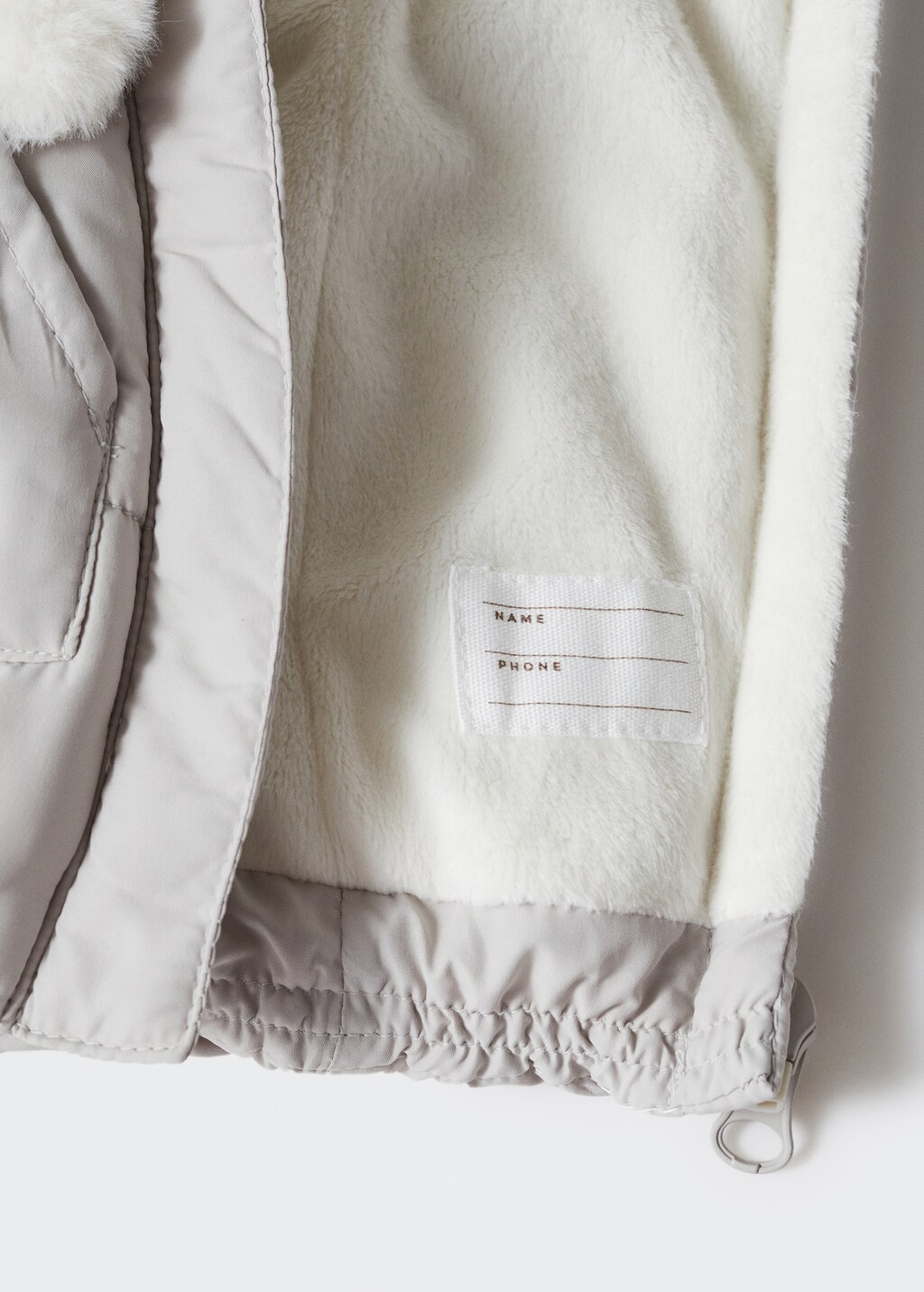 Hood quilted coat - Details of the article 0