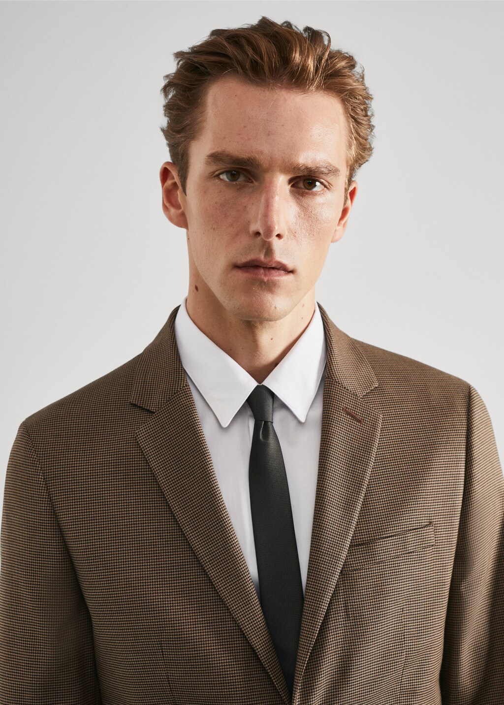 Super slim-fit suit jacket in stretch fabric - Details of the article 1