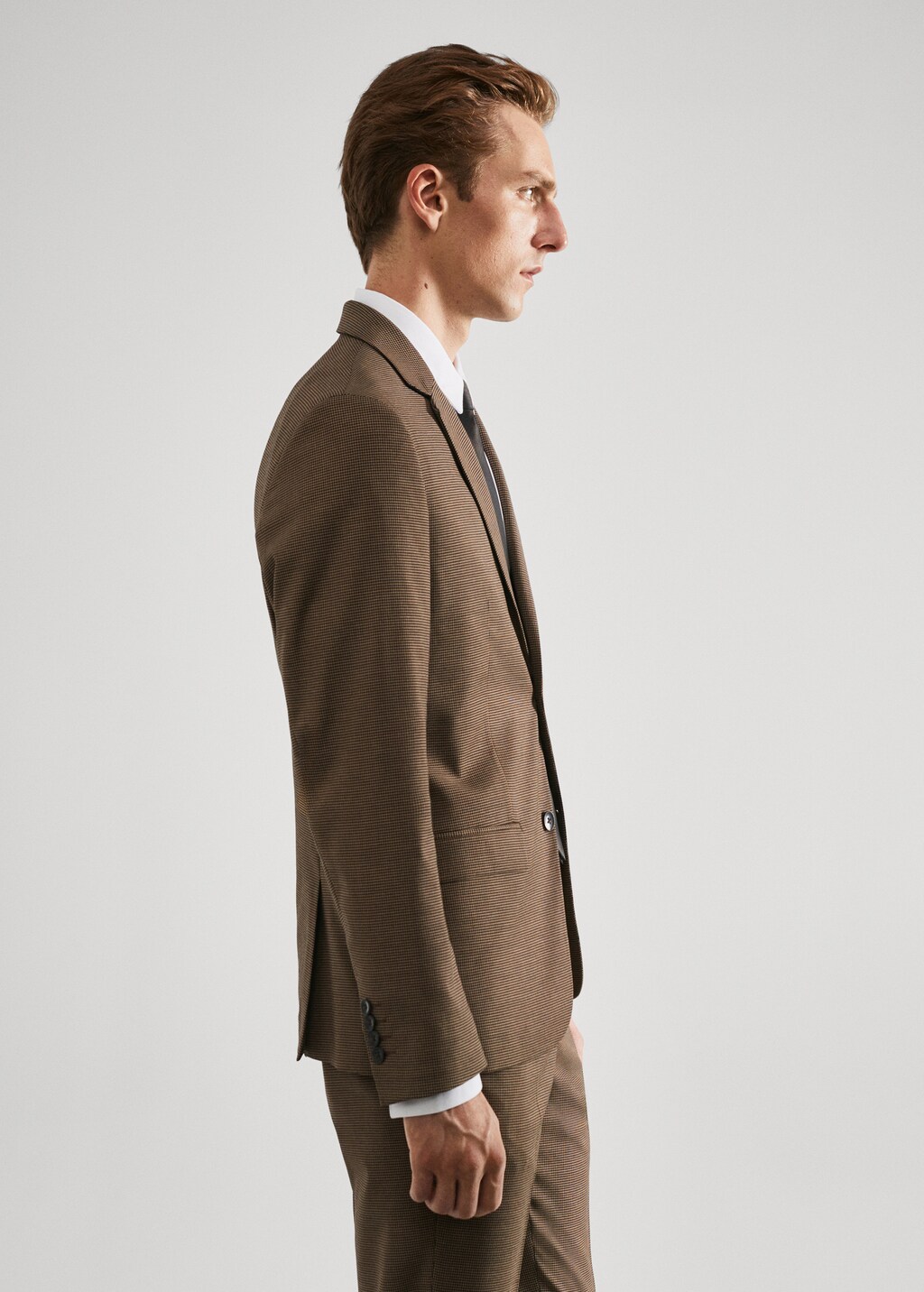 Super slim-fit suit jacket in stretch fabric - Details of the article 2