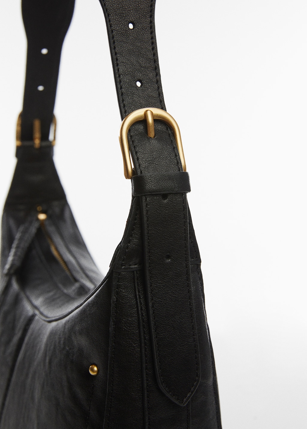 Leather shoulder bag - Details of the article 1