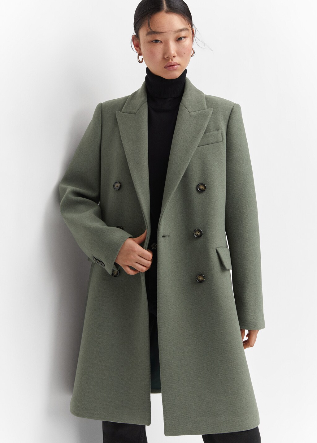 Manteau croisé laine - Détail de l'article 2