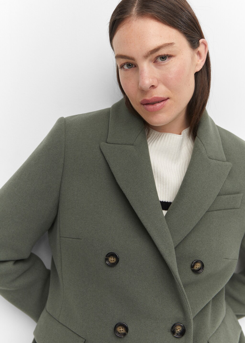 Manteau croisé laine - Détail de l'article 4