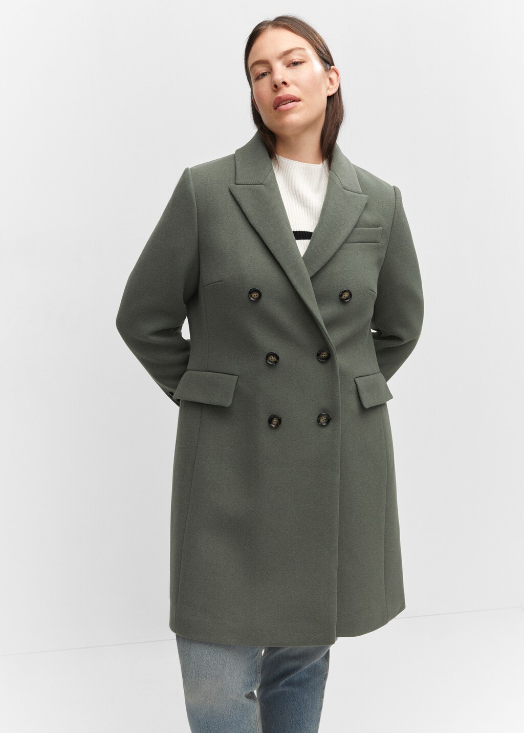 Manteau croisé laine - Détail de l'article 5