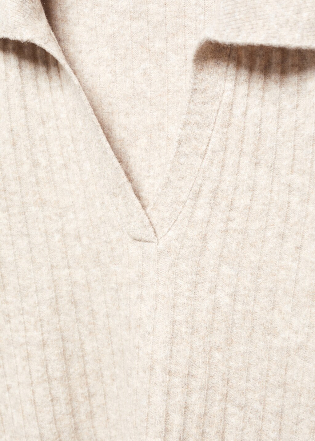 V-neck ribbed knit sweater - Details of the article 8