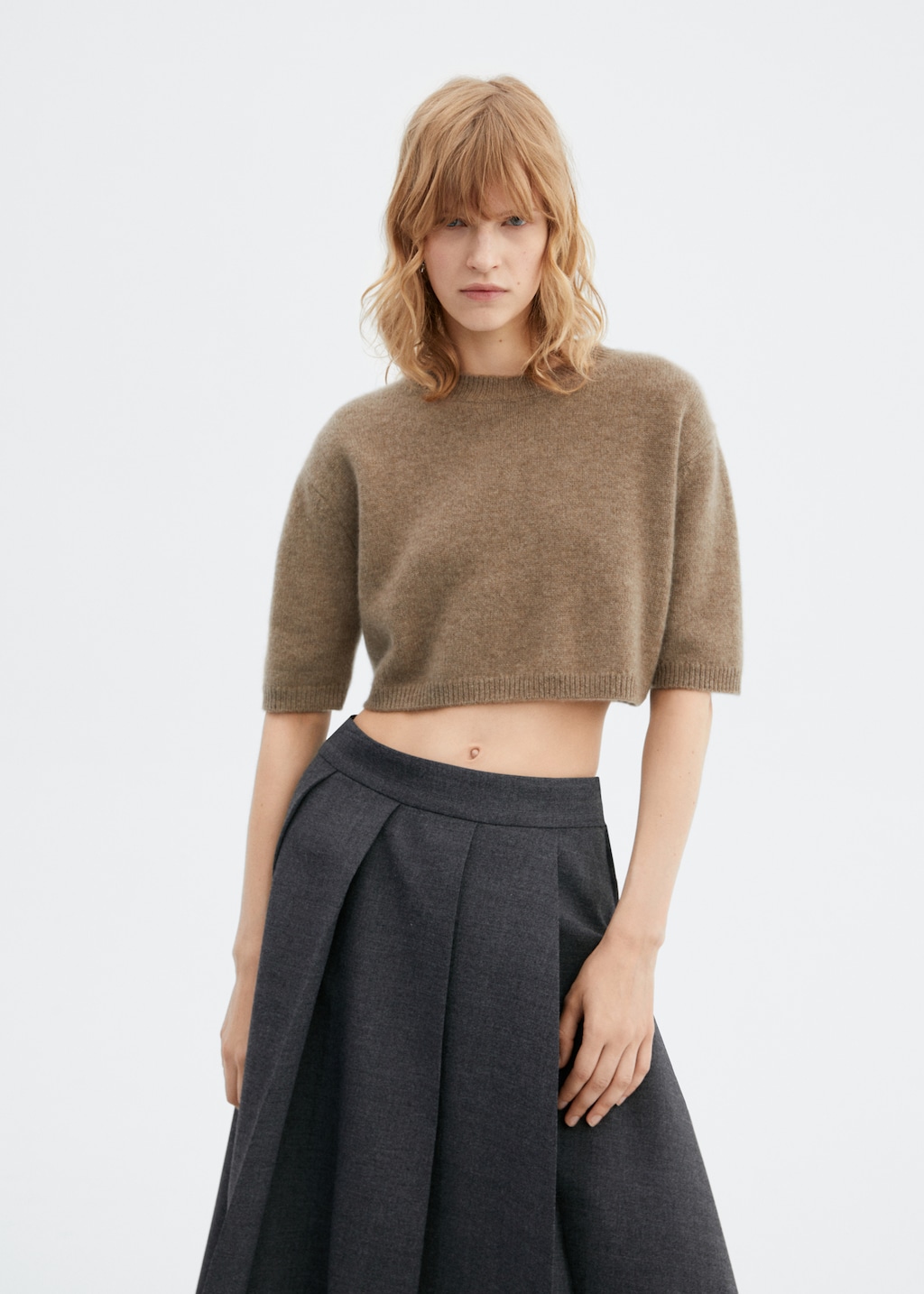 Jersey crop cashmere - Plano medio