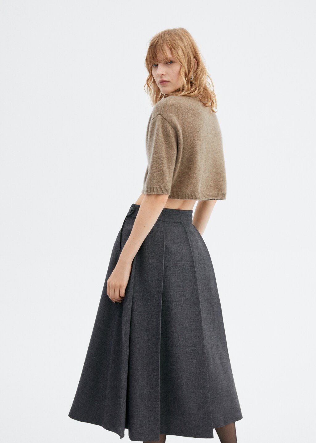 Jersey crop cashmere - Reverso del artículo