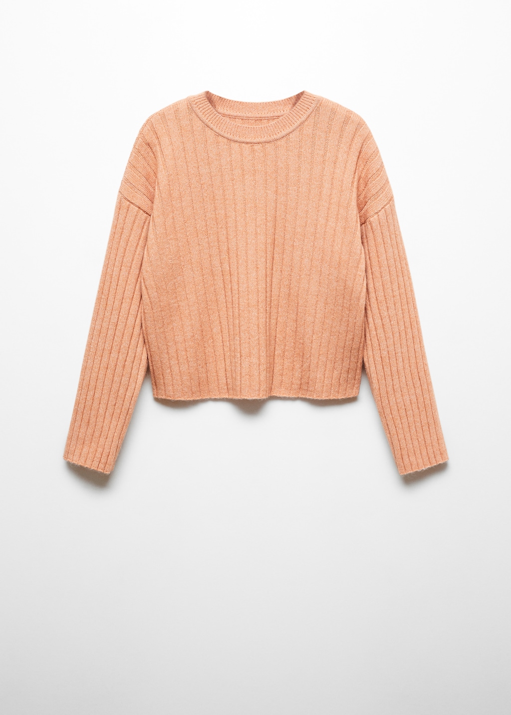 Ribbed round-neck sweater  - Article without model