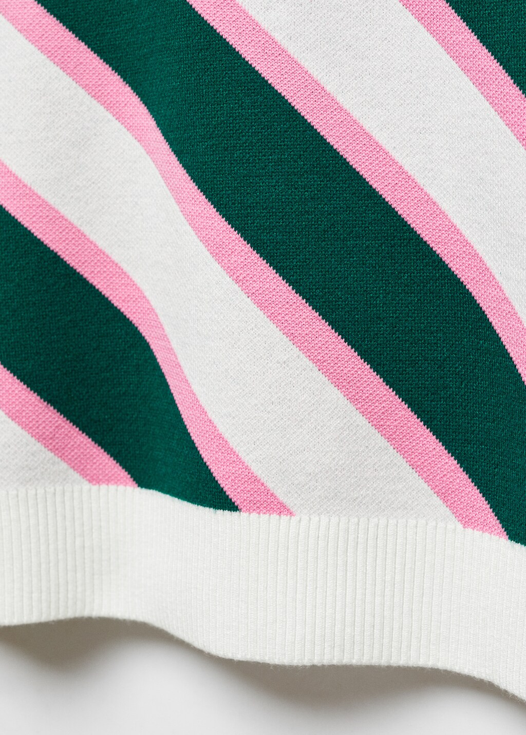 Diagonal-striped sweater - Details of the article 8