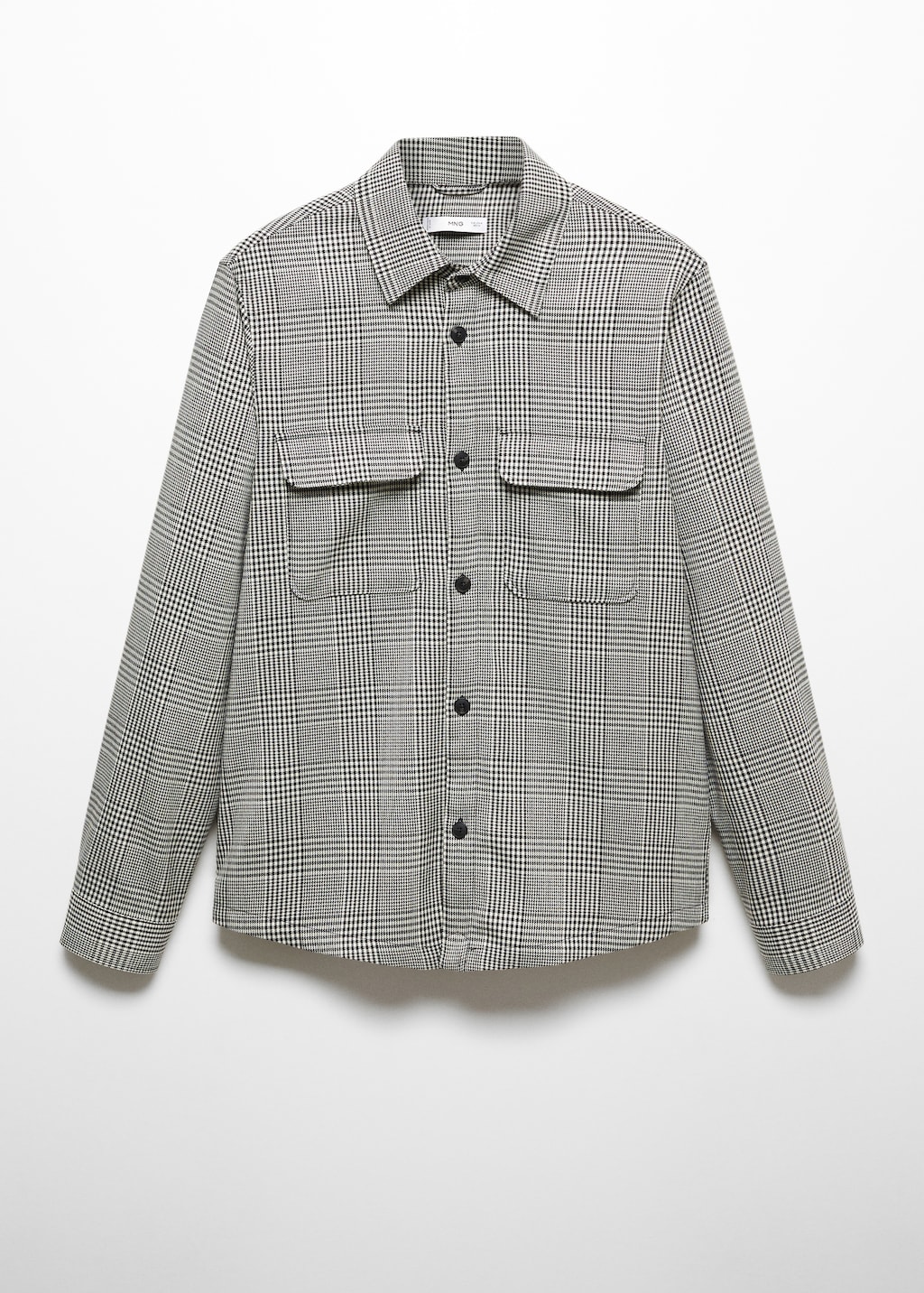 Regular-fit Prince of Wales check overshirt - Article without model