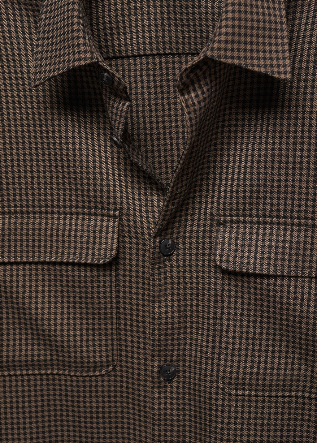 Regular fit pockets overshirt - Details of the article 8