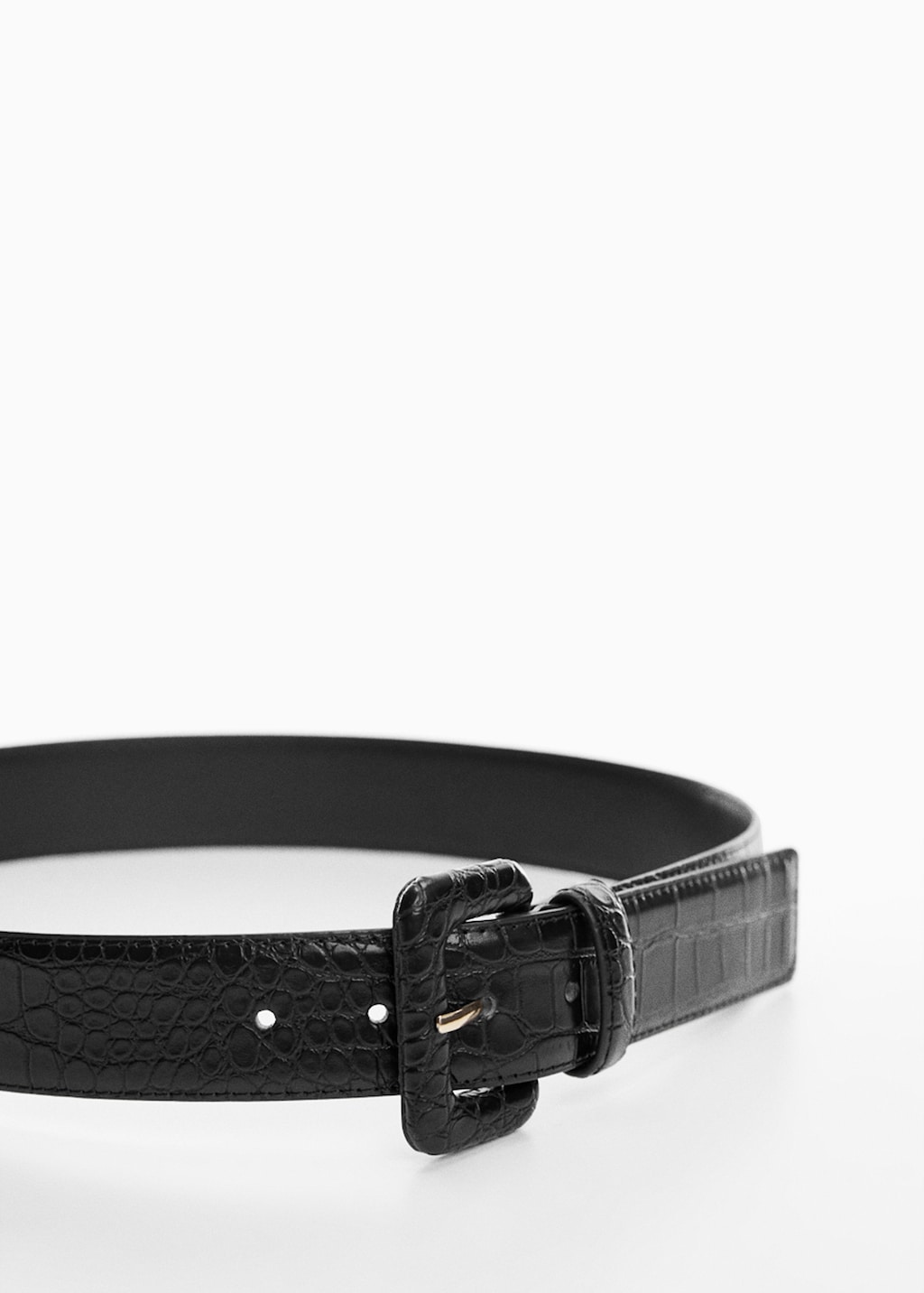 Animal print effect belt - Medium plane