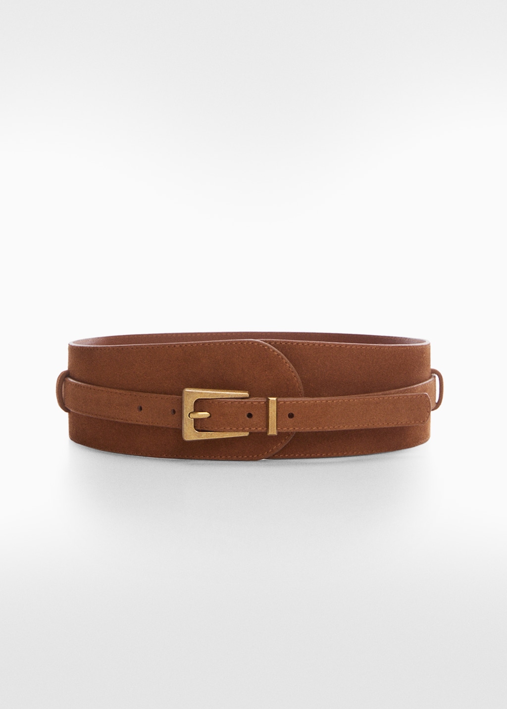 Wide leather belt - Article without model