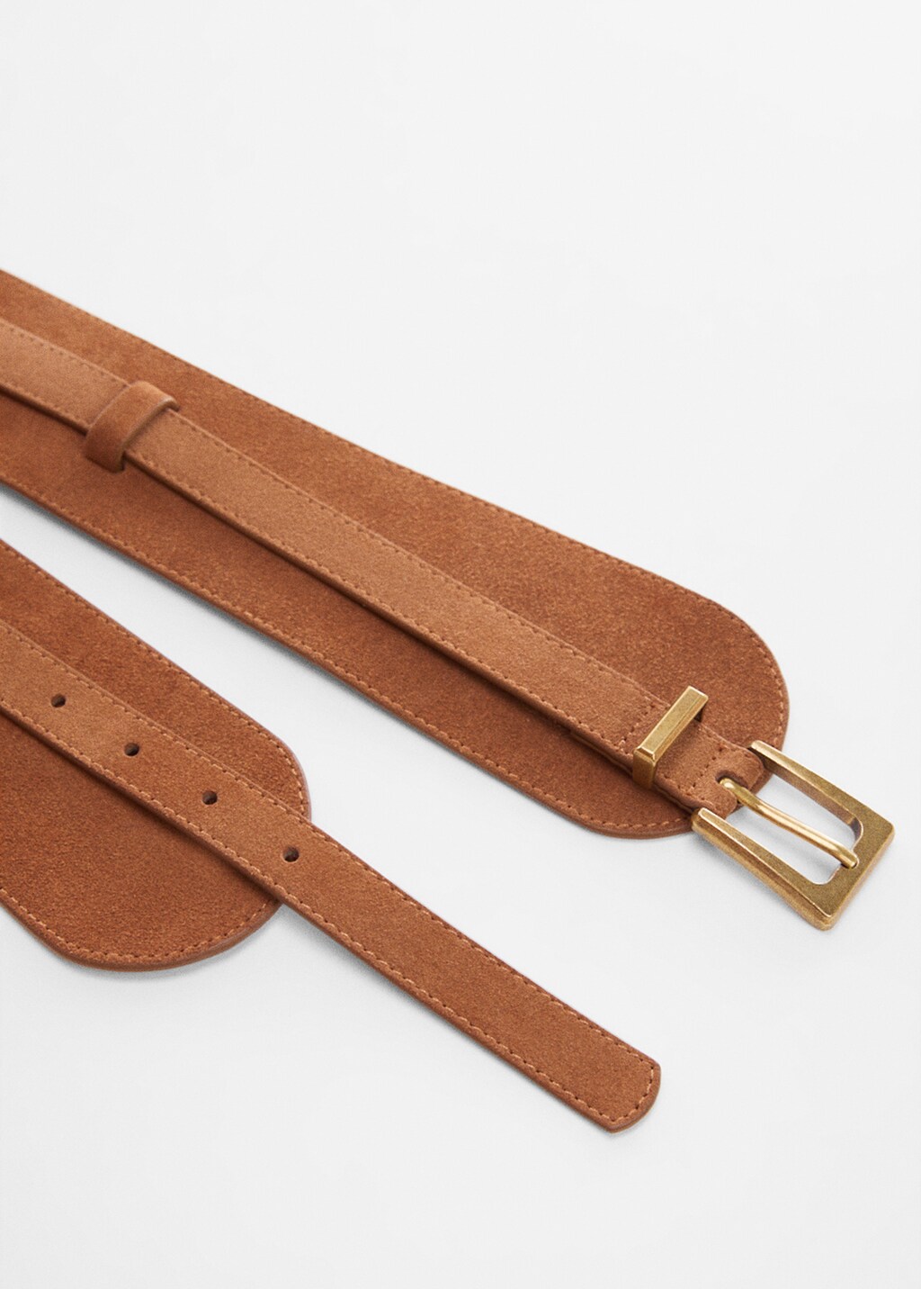 Wide leather belt - Details of the article 1