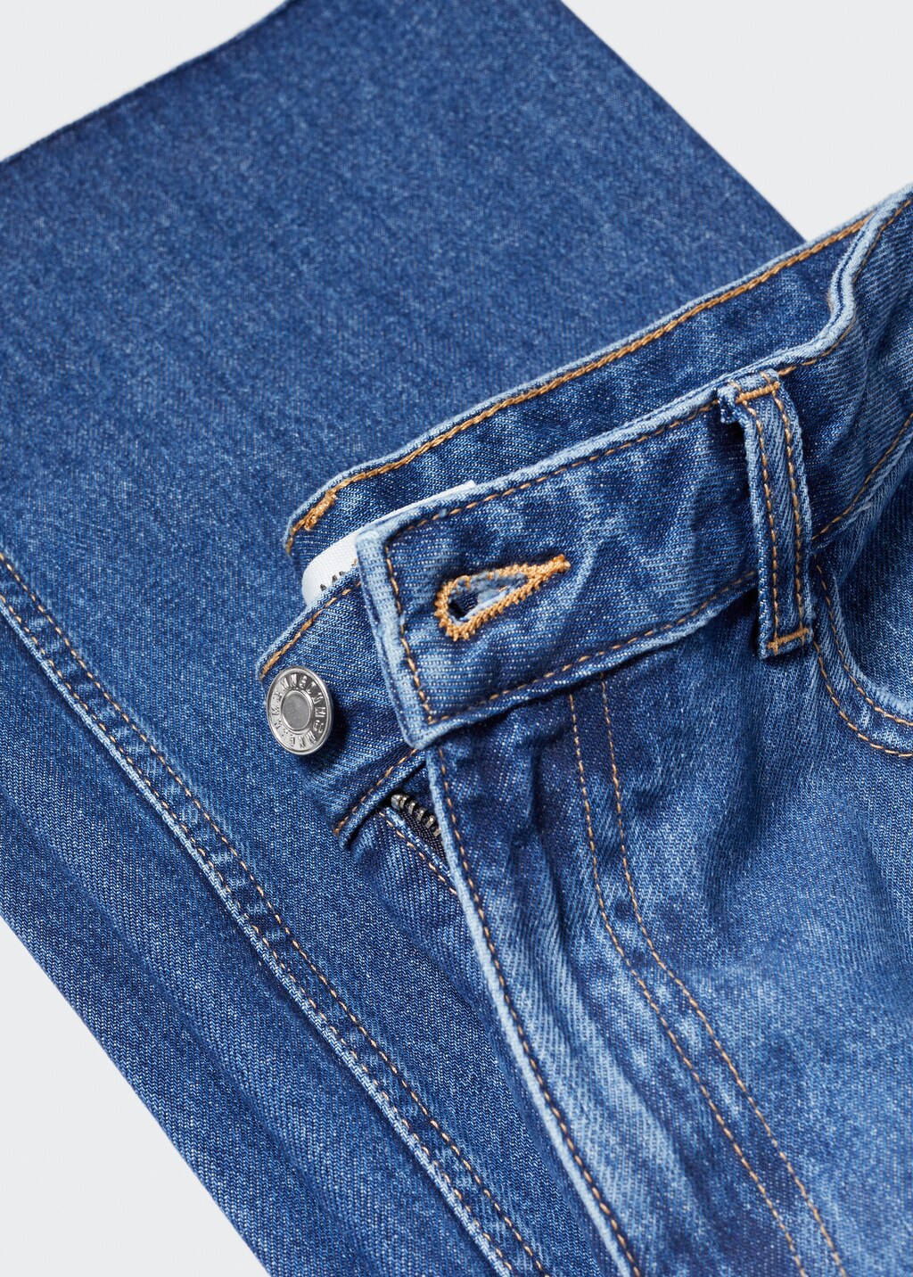 Wideleg-Jeans mit mittlerer Bundhöhe - Detail des Artikels 8