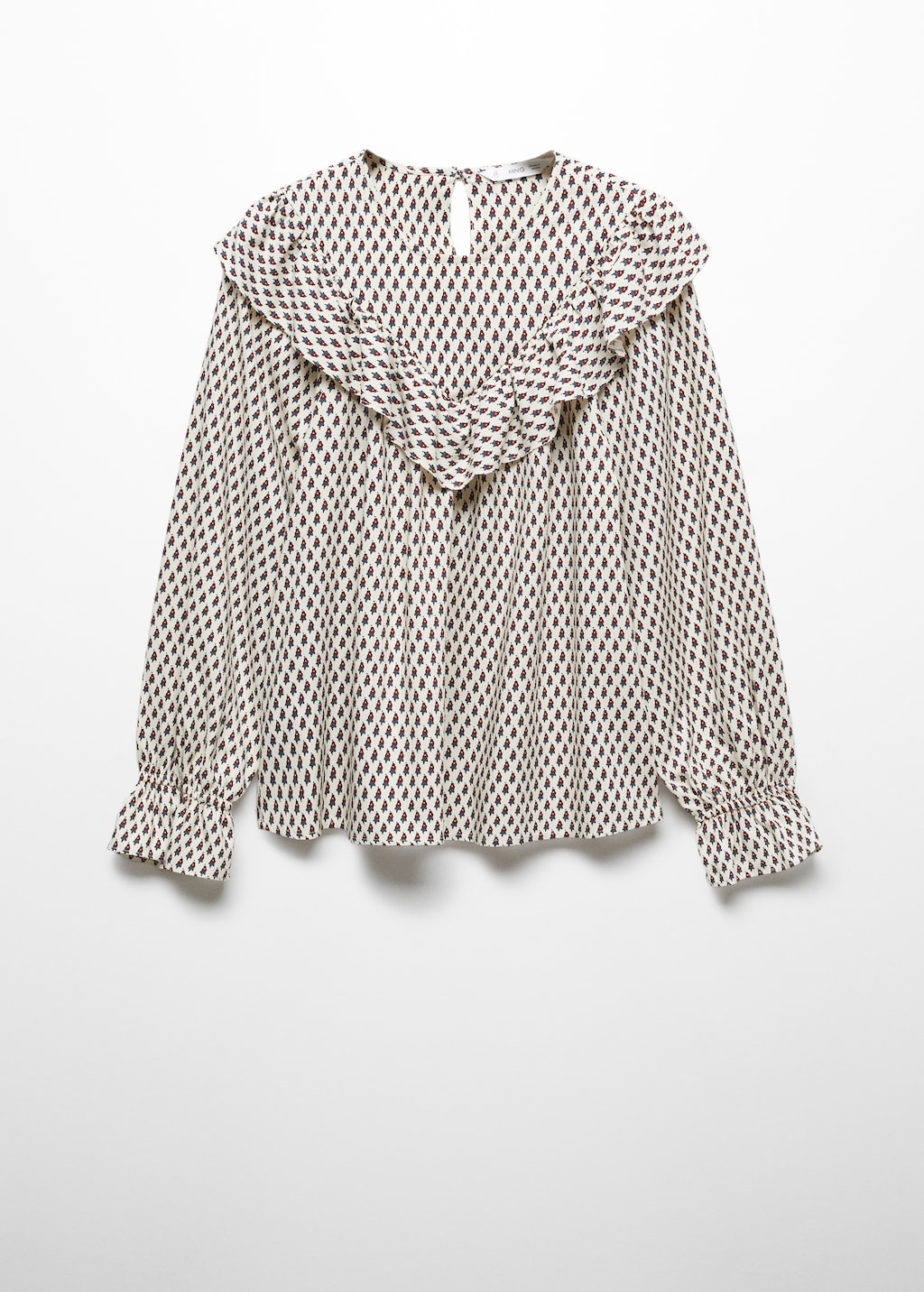 Ruffles printed blouse - Article without model