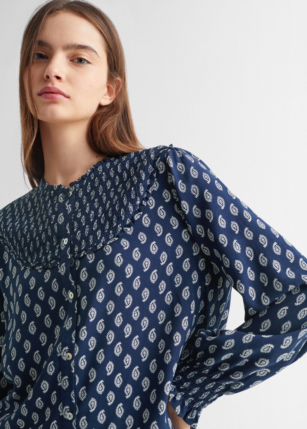 Printed blouse - Details of the article 1