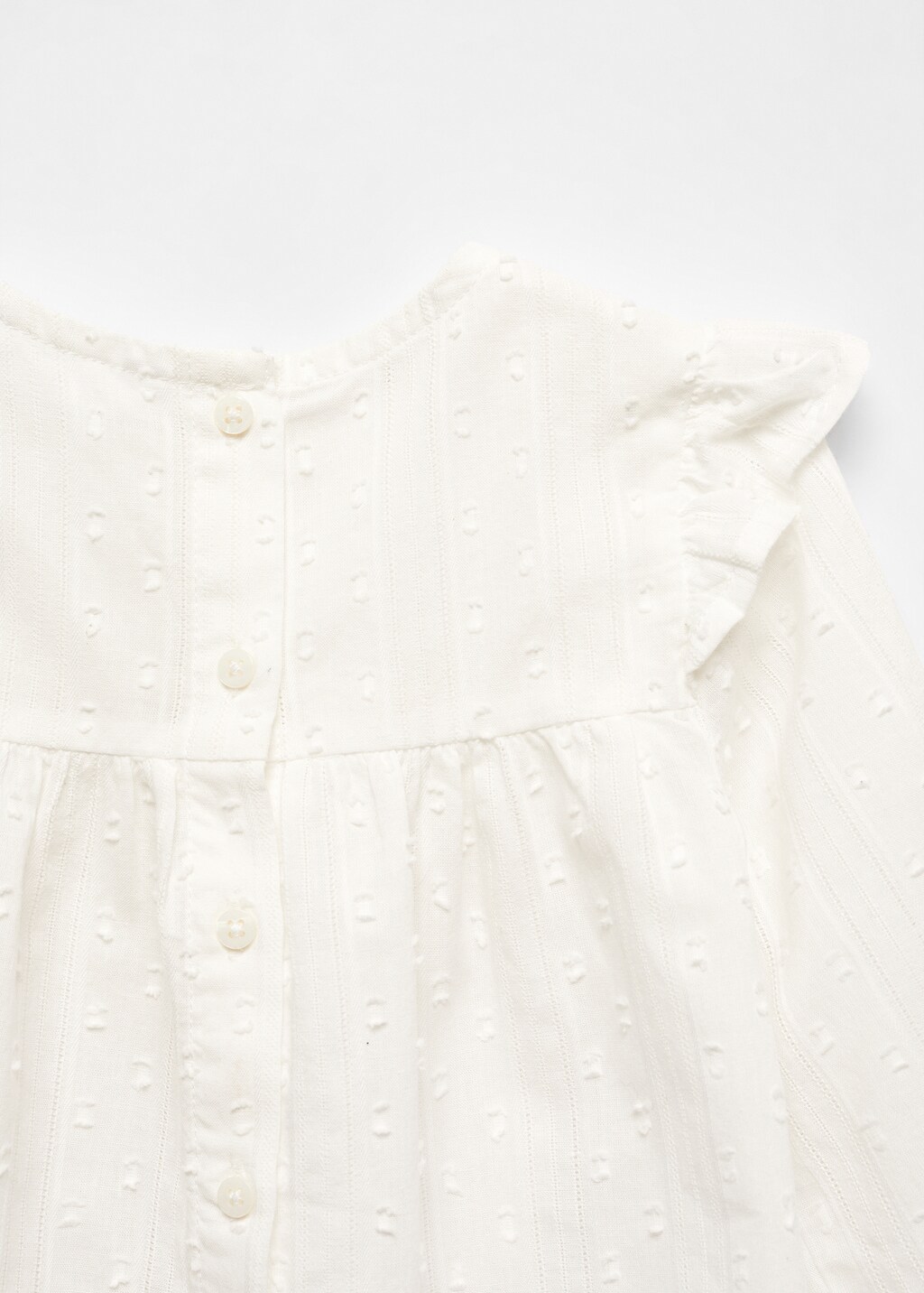 Ruffled plumeti blouse - Details of the article 0