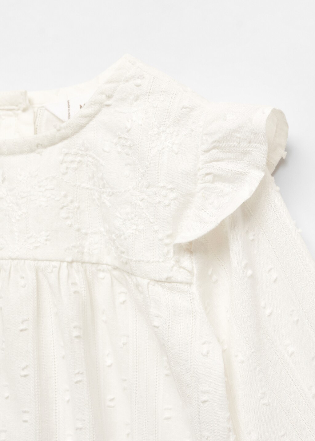 Ruffled plumeti blouse - Details of the article 8