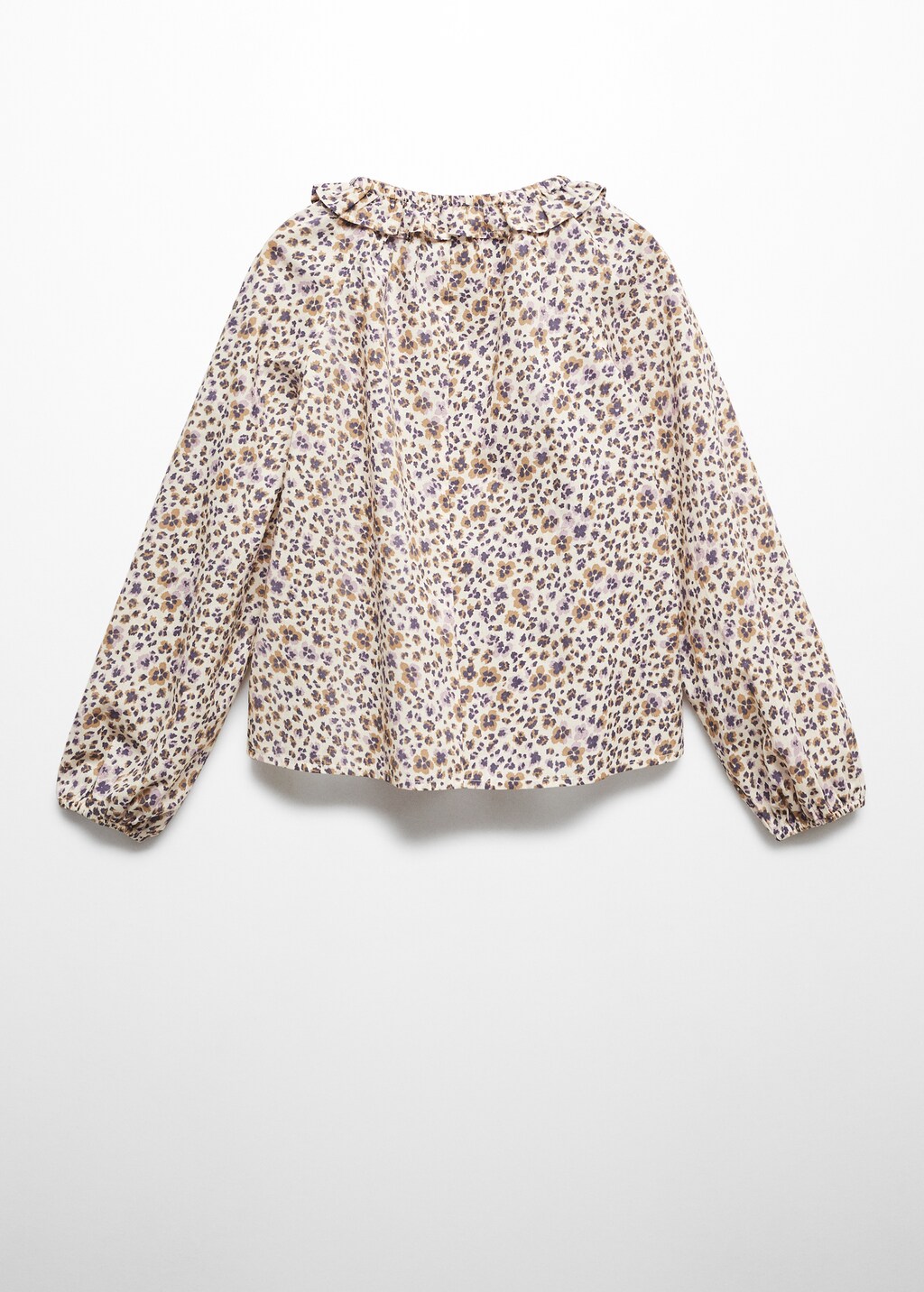 Floral print blouse - Reverse of the article