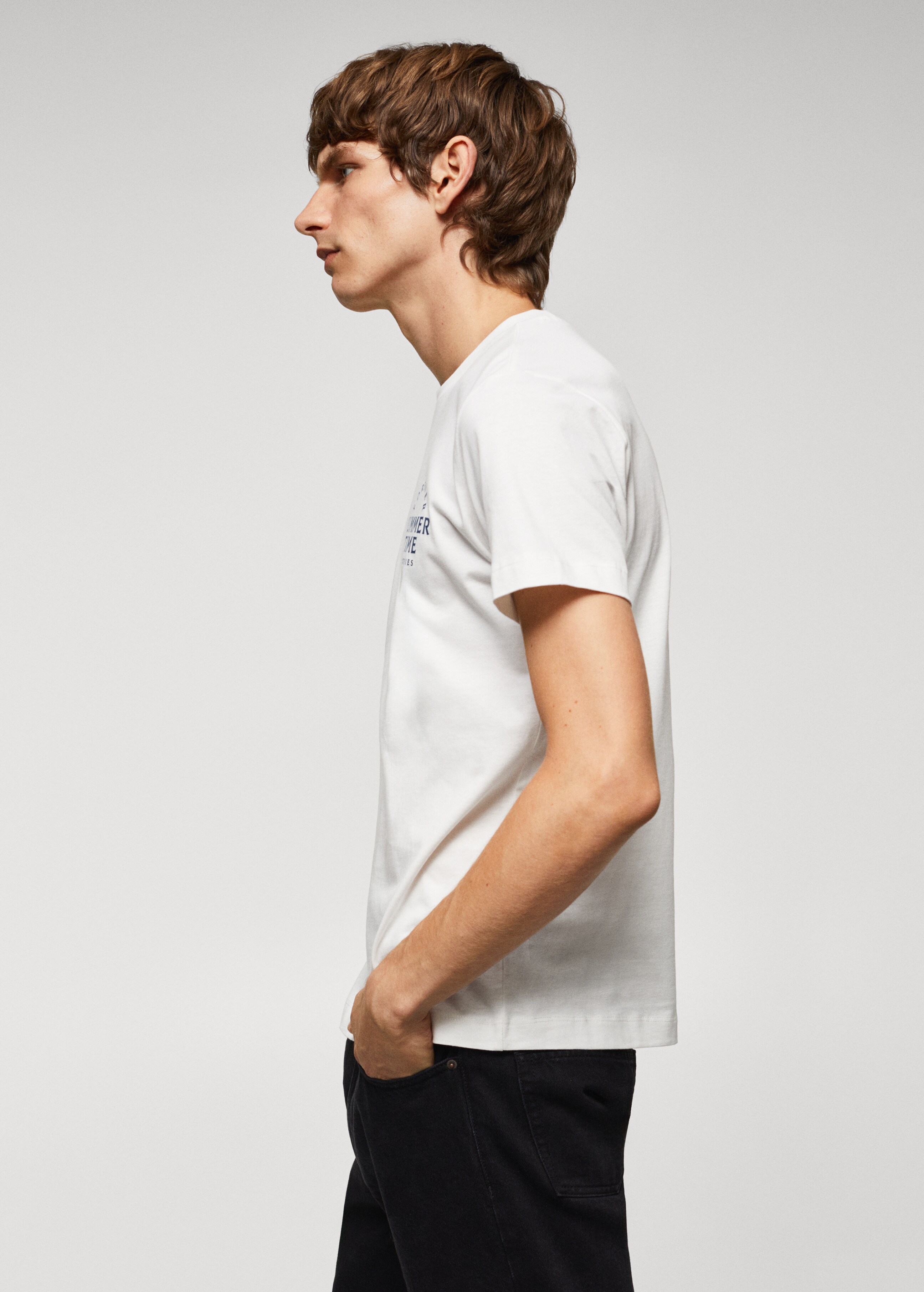 100% cotton printed t-shirt - Details of the article 2